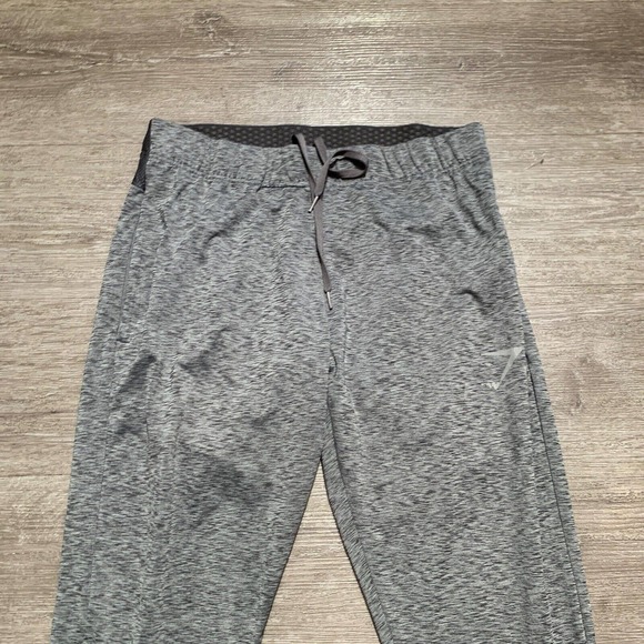 Gym Shark Joggers Womens Medium Gray Pants Stretchy Drawstring Workout Fitness - Picture 2 of 14
